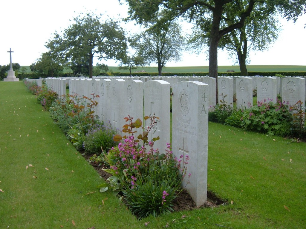 Warlencourt British Cemetery, Pas de Calais, France
