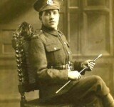 Eileen Sharkey wrote
I have a photo of my Grandfather Joseph Ridgway, his cap badge shows that he was in the South Lancashire, Prince of Wales Volounteers. The photograph was
taken as The Heath Studio, Prees Heath, I wonder if there are any records of him being at the Prees Heath Camp, as up to now I have been unable to find anything, he was born in 1889, in Golborne, Lancashire... Joseph Ridgway