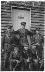 Back right 2nd Lt C.E. Futcher
