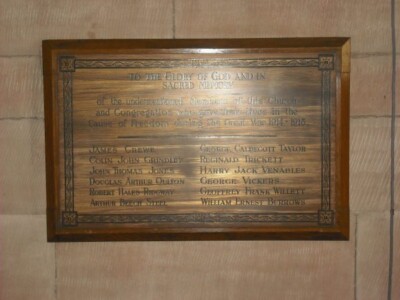 St Johns Church Memorial St John's Methodist Chapel Memorial